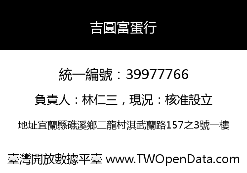 吉圓富蛋行