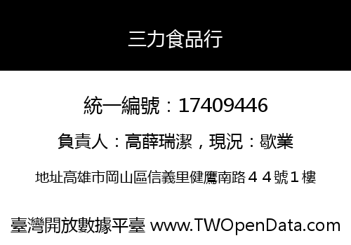 三力食品行