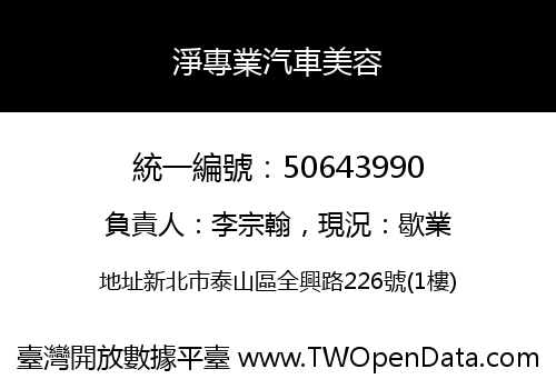 淨專業汽車美容