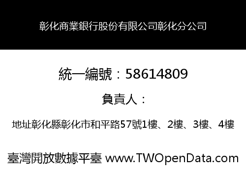 彰化商業銀行股份有限公司彰化分公司