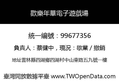 歡樂年華電子遊戲場