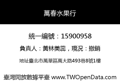 萬春水果行