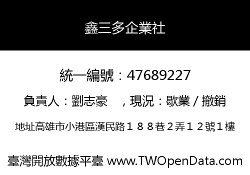 鑫三多企業社