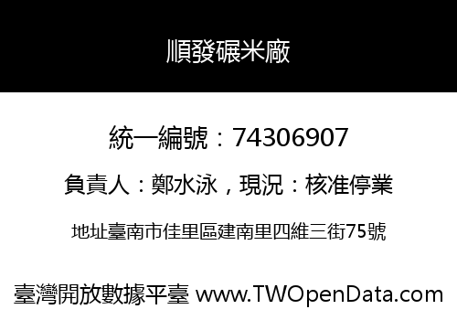 順發碾米廠
