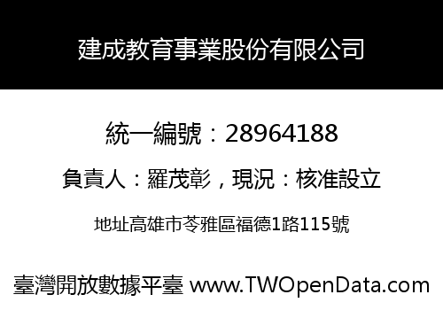 建成教育事業股份有限公司