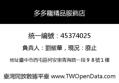 多多龍精品服飾店