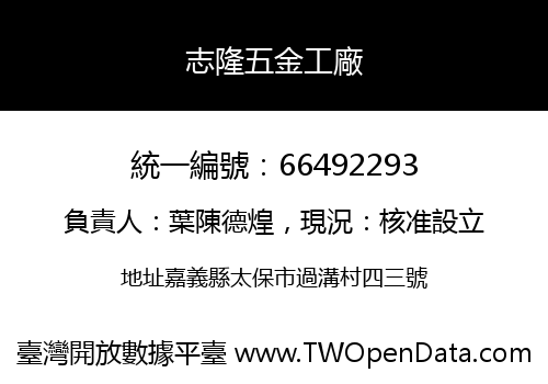 志隆五金工廠