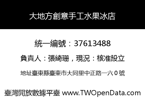 大地方創意手工水果冰店