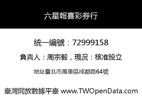 六星報喜彩券行