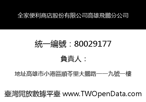 全家便利商店股份有限公司高雄飛鵬分公司