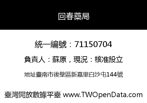 回春藥局