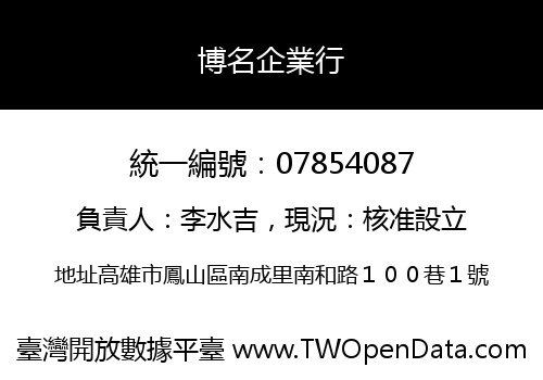 博名企業行