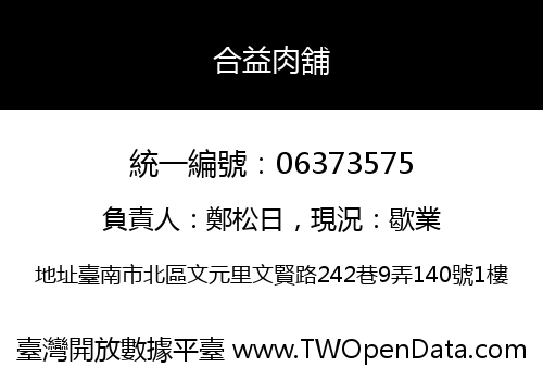 合益肉舖