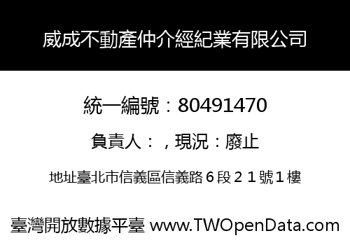 威成不動產仲介經紀業有限公司