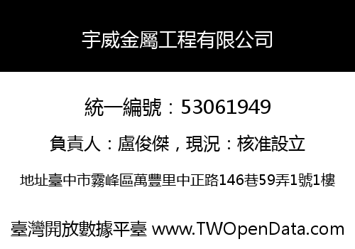 宇威金屬工程有限公司