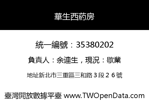 華生西葯房