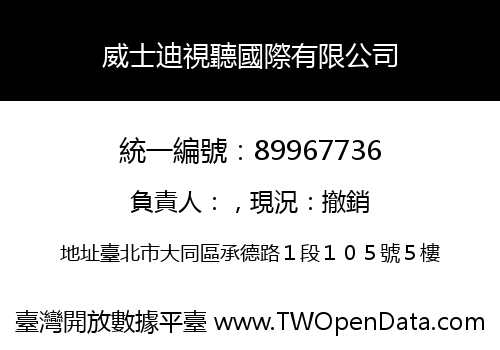 威士迪視聽國際有限公司