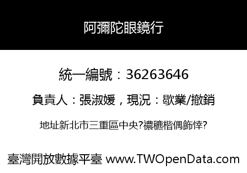 阿彌陀眼鏡行
