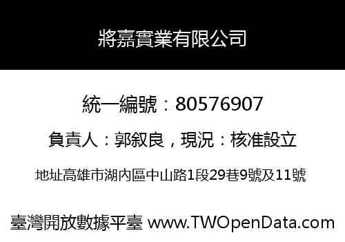 將嘉實業有限公司