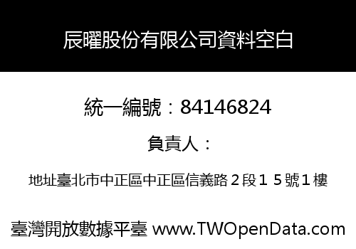 辰曜股份有限公司資料空白