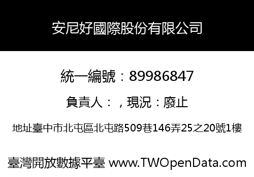 安尼好國際股份有限公司