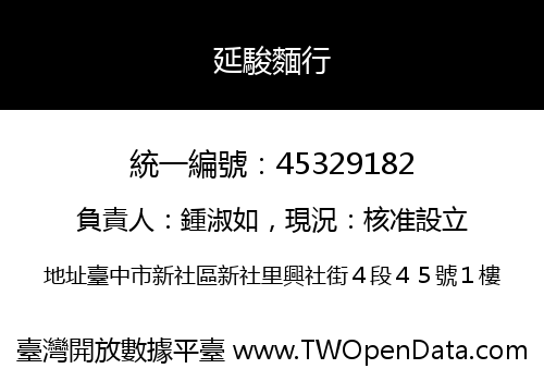 延駿麵行