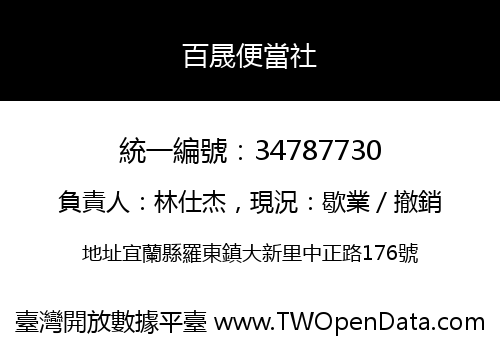 百晟便當社
