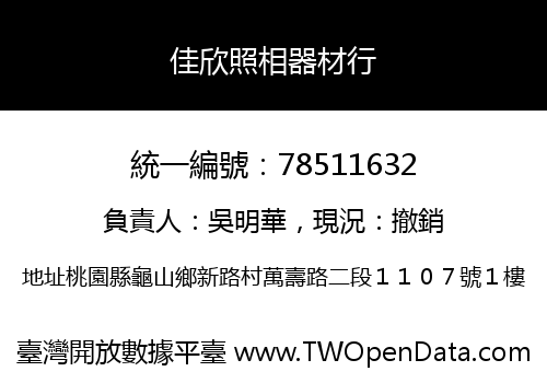 佳欣照相器材行