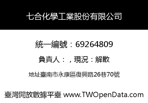 七合化學工業股份有限公司