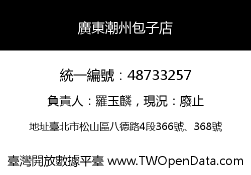 廣東潮州包子店