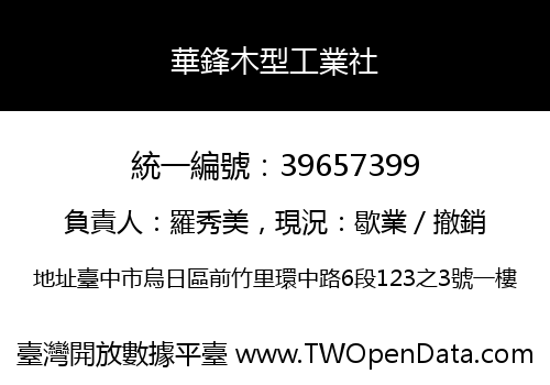 華鋒木型工業社