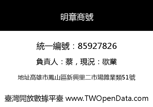 明章商號