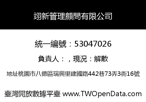 翊新管理顧問有限公司