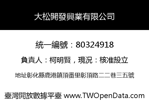 大松開發興業有限公司