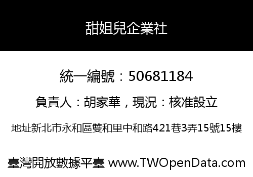 甜姐兒企業社