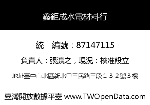 鑫鉅成水電材料行