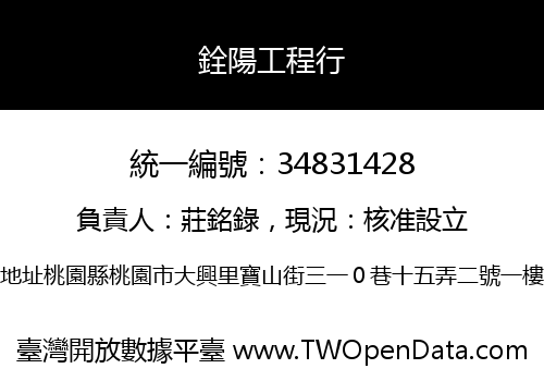 銓陽工程行