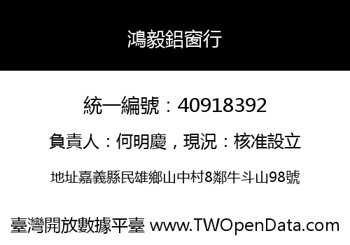 鴻毅鋁窗行