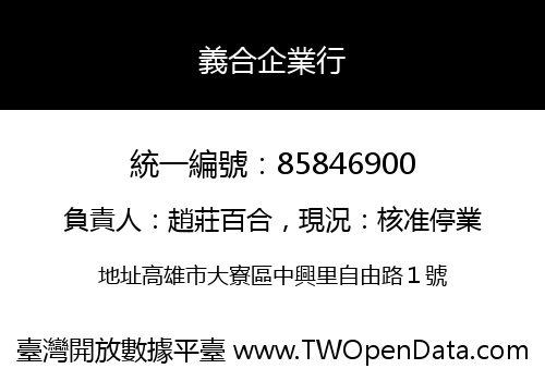 義合企業行