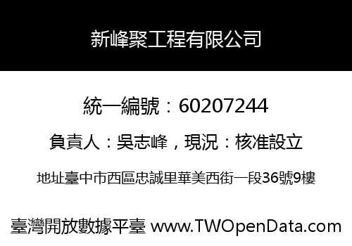 新峰聚工程有限公司