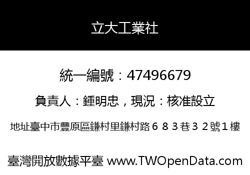 立大工業社