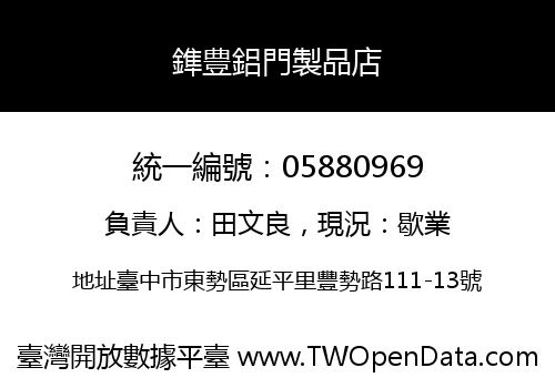 鎨豊鋁門製品店