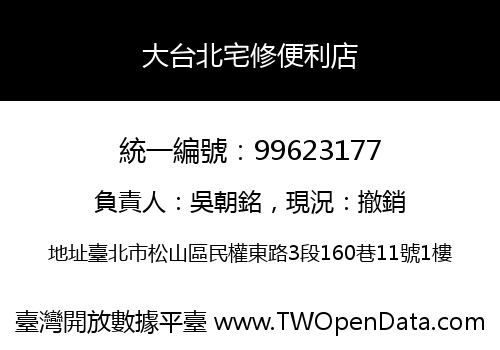 大台北宅修便利店