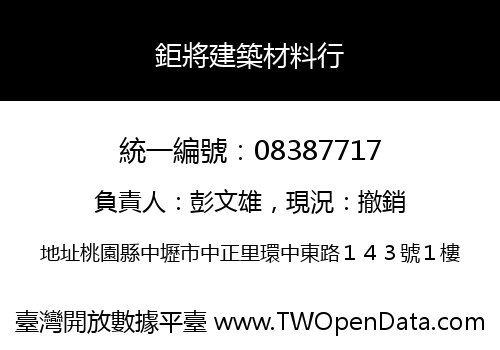 鉅將建築材料行