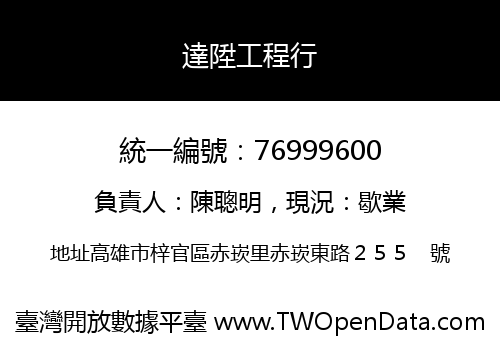 達陞工程行