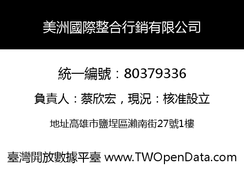 美洲國際整合行銷有限公司