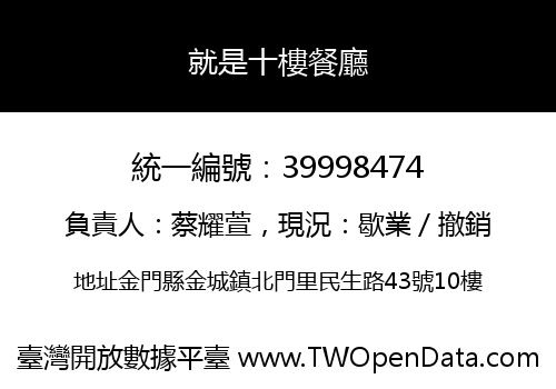 就是十樓餐廳