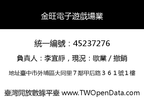 金旺電子遊戲場業