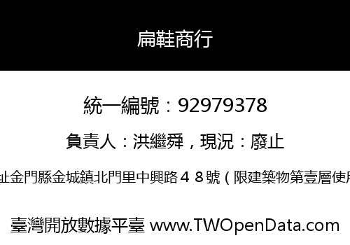 扁鞋商行