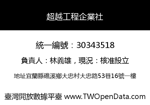 超越工程企業社